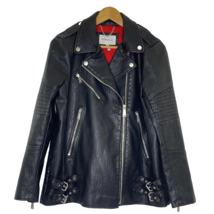 BCBGeneration Faux Leather Moto Jacket Womens size Medium Biker Style Zi... - £50.23 GBP
