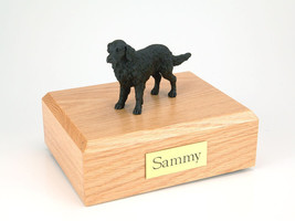 Flat Coated Retriever Pet Funeral Cremation Urn Avail in 3 Dif Colors &amp; ... - £135.38 GBP+