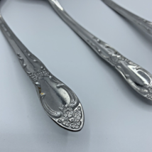 Oneida Thor 5 Oval Dinner Spoons Stainless Custom Craft Floral Scroll Fl... - $19.12