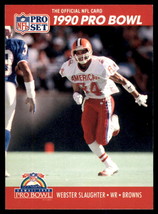 1990 Pro Set #370 Webster Slaughter Cleveland Browns - $1.75