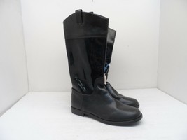 Cole Haan Girl&#39;s 12&quot; Nancy Tall Riding Boots Black/Black Size 3M - £44.55 GBP