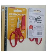 2 PACK! Pointed-tip Kids Scissors Fiskars 5 in. with Sheath Safety-Edge ... - $12.03 CAD