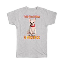 I Like French Bulldogs : Gift T-Shirt Dog Cartoon Funny Maybe 3 People Pet Mom D - £14.46 GBP