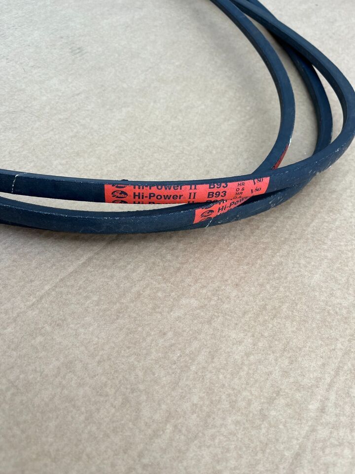 Drive Belt - Lot of 3 Gates B95 High Power v-belts drive belts - $45.48