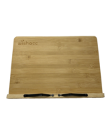 wishacc Book Stand XL Adjustable Foldable With Page Clips NEW - $34.25 CAD