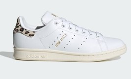 NIB*Adidas Stan Smith Sneaker *Womens*White Leopard Print*Size 8 - £58.42 GBP