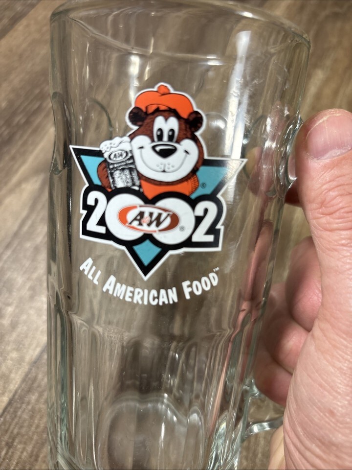 2002 A&W Root Beer Glass Mug Stein Rooty The Root Bear Item image 5