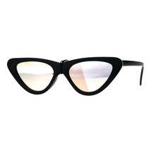 Mujer Lollita Gafas de Sol Moda Plano Ojos de Gato Lente Espejada UV 400 - £9.68 GBP