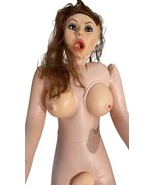REALISTIC DOLL LONG BROWN HAIR, BROWN EYES, 3 HOLES, CYBERSKIN, PUMP INC... - €43,76 EUR