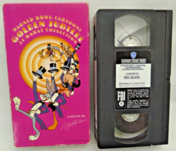 Vhs Looney Tunes A Salute To Mel Blanc Golden Jubilee 24 Karat Collection 1985 - £8.78 GBP