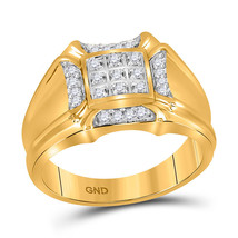 Authenticity Guarantee

10kt Yellow Gold Mens Round Diamond Cluster Ring 1/4 ... - $513.31