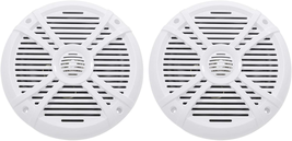 Pair  RMSTS80W 8&quot; 1000W Waterproof Marine Boat Speakers 2-Way White - $135.62