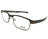 Oakley Eyeglasses Frames Surface Plate OX5132-0252 Pewter Brown Gray 52-... - $168.08