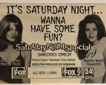Saturday Night Special TV Guide Print Ad Yasmine Bleeth Laura Leighton T... - $5.93