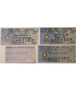 IMAX THEATRE MOVIE Ticket Stubs 2003 Jane Goodall Ghosts of the abyss + ... - $8.75