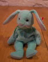 TY Beanie Baby HIPPITY GREEN BUNNY RABBIT Plush Toy - $15.35