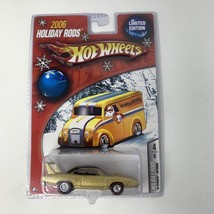 Hot Wheels 2005 Holiday Rods 4/5 '70 Plymouth Superbird Gold Real Riders B6 - $16.59