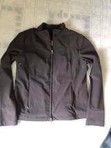 Lucy Lightweight Brown Long Sleeve Light Jacket Poly Bl Sz Medium - $18.69