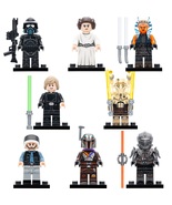 8pcs Star Wars Ahsoka Sabine Wren Marrok Luke Huyang Minifigures Minifig... - $28.04 CAD