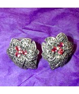 Vintage sterling silver with amethyst earrings - €27,60 EUR