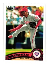 2011 Topps Baseball Card 267 Jose Contreras Philadelphia Phillies Pitcher - £2.35 GBP