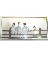  P. Buckley Moss "Waiting for Tom" Girls on Fence 1981 Print  557/1000  NOS - $299.99