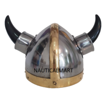 NauticalMart Armor Helmet Viking Horn Halloween Costume - £78.90 GBP