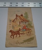 Home Treasure Paper Art Little Pig Went to Market St Louis English Joy Bells - $9.49