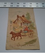 Home Treasure Paper Art Little Pig Went to Market St Louis English Joy B... - €8,20 EUR