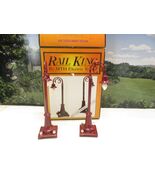 MTH TRAINS - 1030 - #59 MAROON GOOSENECK STREET LAMP SET- DIECAST - NEW- SH - €28,70 EUR