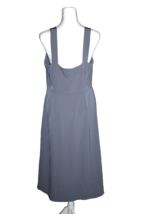 Loft Outlet Size 6 Dress Sleeveless Midi Side Zip Grape  Purple Blue Square Neck - £17.98 GBP