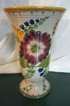 Vintage Royal Gouda Holland Ceramic  Vase Signed - £75.93 GBP