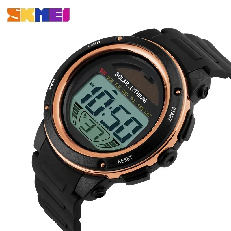 Mens Chronograph Alarm 5Bar Waterproof Digital Watch reloj hombre Outdoo... - £14.23 GBP