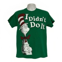 Dr SeussCat In The Hat I Didn&#39;t Do It Men&#39;s Medium T-Shirt Hybrid Apparel - £10.51 GBP