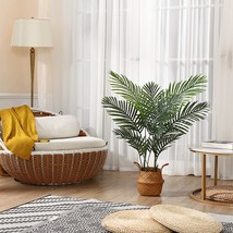 Artificial Palm Trees 3.6 Ft Fake Areca Tree ,Tropical Faux Palm Tree with 10 Tr - £58.96 GBP