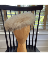 Vintage 50s 60s B Siegel Authentic Fur Hat Ivory S M - $94.89 CAD