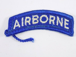 U.S. ARMY AIRBORNE PATCH BLUE TAB-Sew On - £1.63 GBP