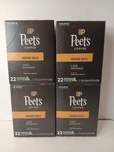 Peets- Café Domingo 88 Count Pods Medium Roast K-Cup (4x22 Boxes) USE BY 4/2025 - $58.41