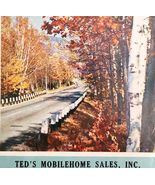1960s Ted&#39;s Mobile Home Sales Advertisement Beyond The Birches Maine DWJJ4 - $545.74 MXN
