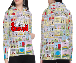 Snoopy Peanuts Comics Women&#39;s Basic Hoodie Pullover Sweatshirt - £27.67 GBP+