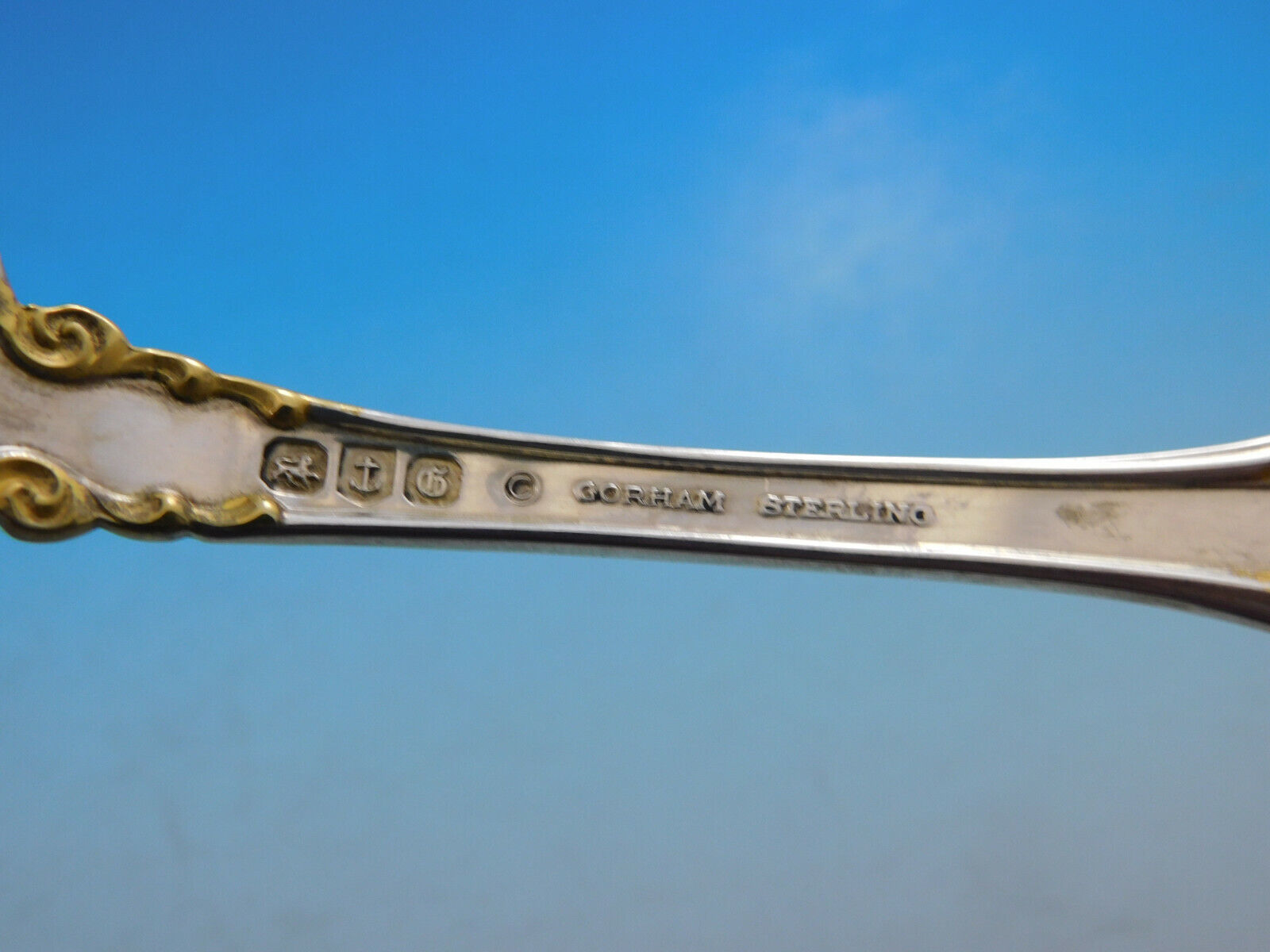 Medici Golden Accent by Gorham Sterling Silver Flatware Set 12 Service 50 Pieces Item image 4