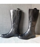 Born North Black Leather Knee High Riding Boots in Box - Women&#39;s Size 8.5 - $1,988.67 MXN