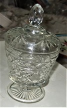 Covered Glass sugar Bowl  - £11.19 GBP