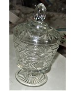 Covered Glass sugar Bowl  - £10.95 GBP