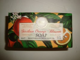 Sapone Profumato Handmade in Italy 10.5oz Bath Bar Soap Sicilian Orange Blossom - £10.27 GBP