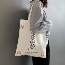 2022 Women&#39;s Canvas Shopper Bag Female Shoulder Bag Girl Handbag Shopping Wallet - £15.66 GBP