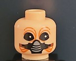 LEGO Star Wars Minifigure Head Light Flesh Pilot Mask 6208 - $2.84