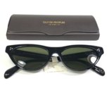 Oliver Peoples Sunglasses OV5379SU 100552 Zasia Black Cat Eye Green G-15... - £185.57 GBP
