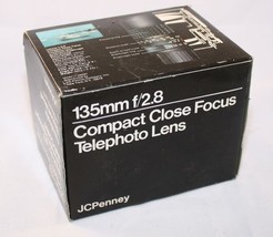 Empty  Box with foam for JCPenney Lens 135mm F/2.8 Lens   (EN) JC  Penney - £10.31 GBP