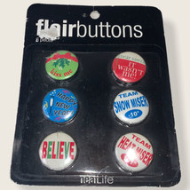 neatlife flairbuttons 6 pieces Merry Me Pins - £4.12 GBP